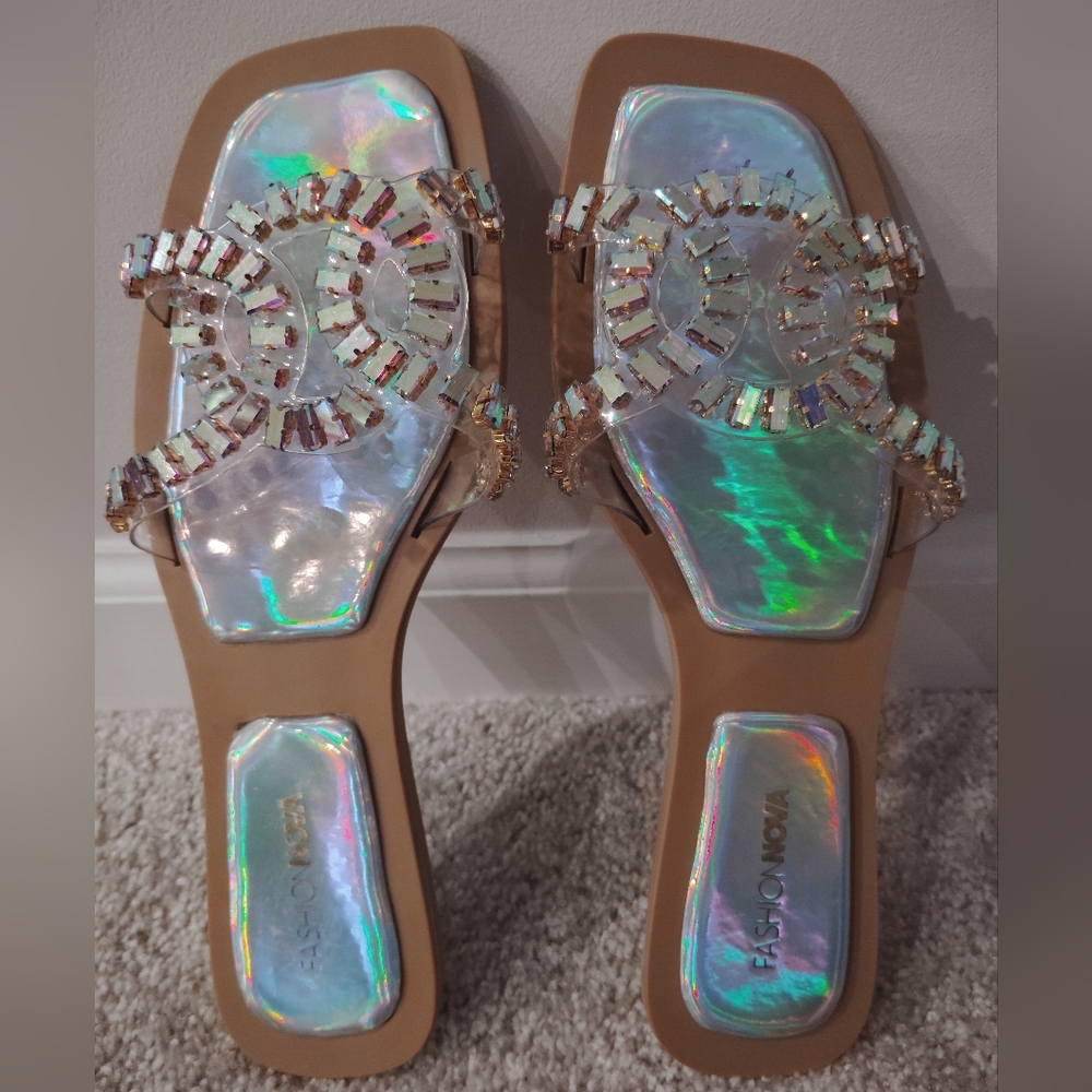 NEW FASHIONOVA EMBELLISHED SANDAL